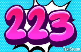 223 Text Effect
