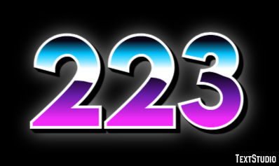 223 Text Effect