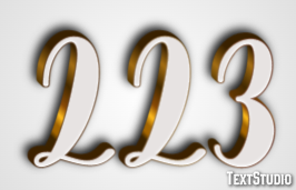 223 Text Effect