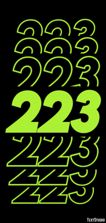 223 Text Effect
