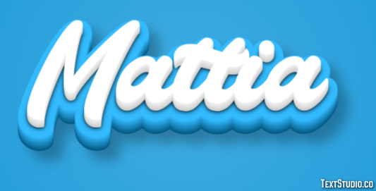 Mattia Effetto testo