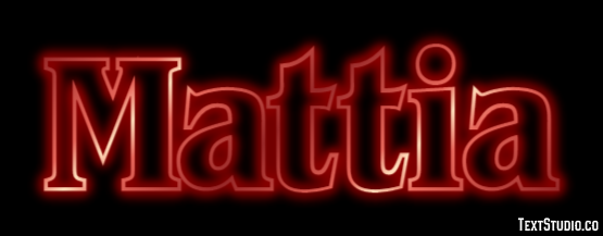 Mattia Effetto testo