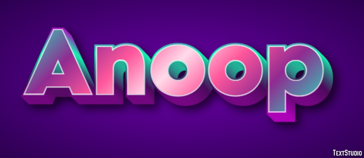 Anoop Text Effect