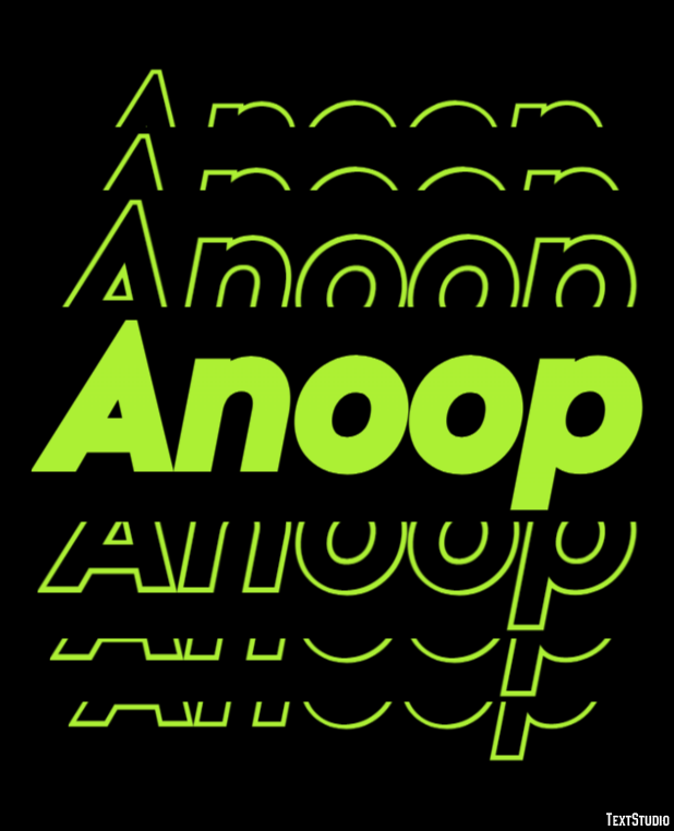 Anoop Text Effect