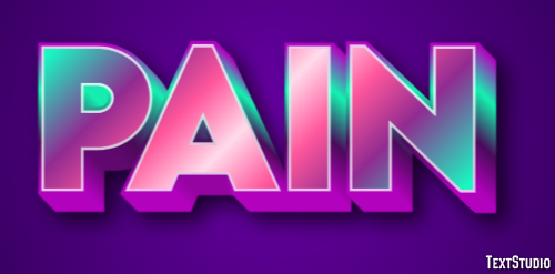 Pain Text Effect
