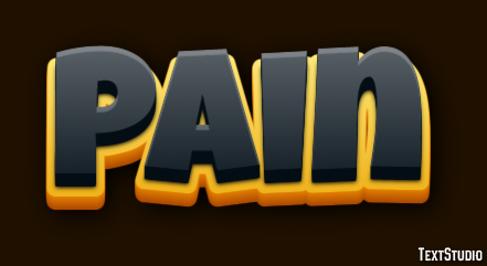 Pain Text Effect