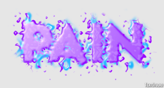 Pain Text Effect