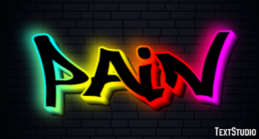 Pain Text Effect