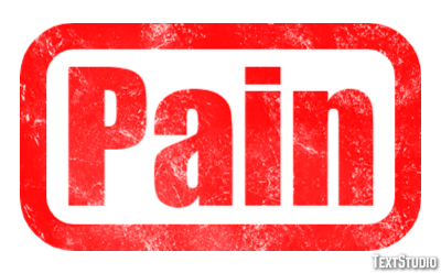 Pain Text Effect