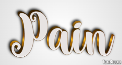 Pain Text Effect