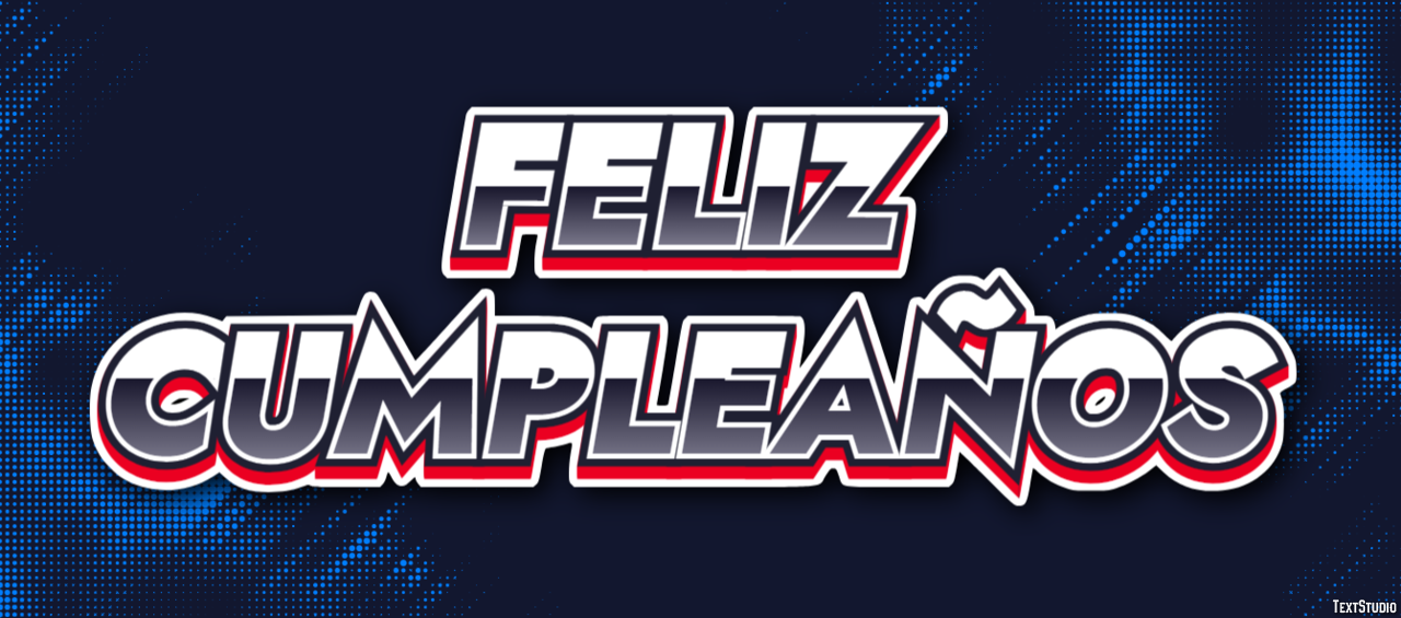 Feliz cumpleaños Текстовый эффект