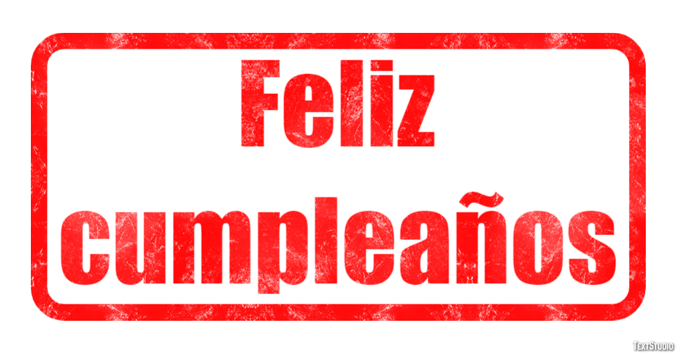 Feliz cumpleaños Effet de Texte