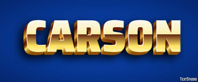 Carson Tekst Effect