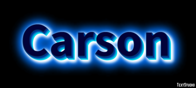 Carson Texteffekt