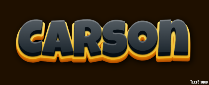 Carson Tekst Effect