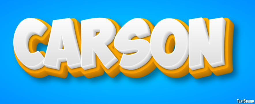 Carson Texteffekt