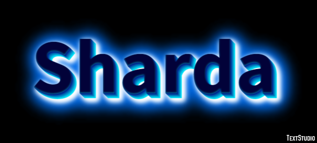 Sharda Tekst Effect