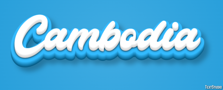 Cambodia Text Effect