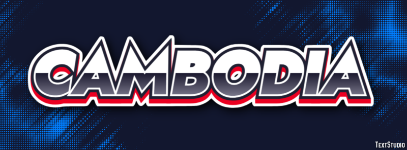 Cambodia Text Effect