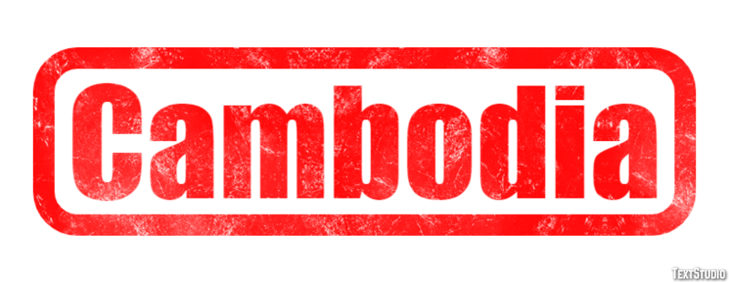 Cambodia Text Effect