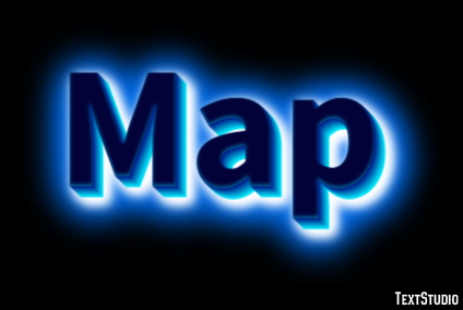 Map Tekst Effect