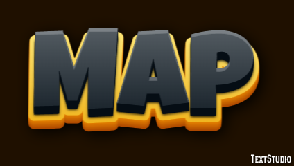 Map Tekst effect