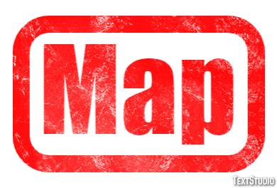 Map Tekst Effect