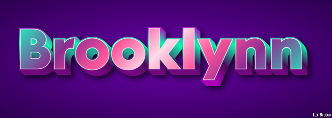 Brooklynn Text Effect