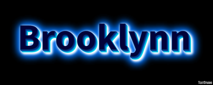 Brooklynn Effet de Texte