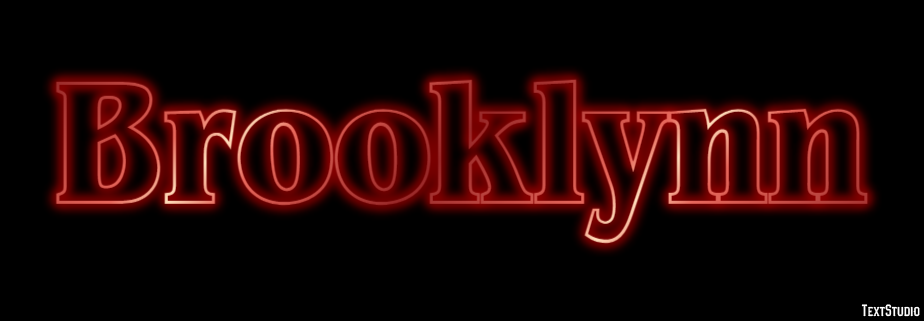 Brooklynn Text effect
