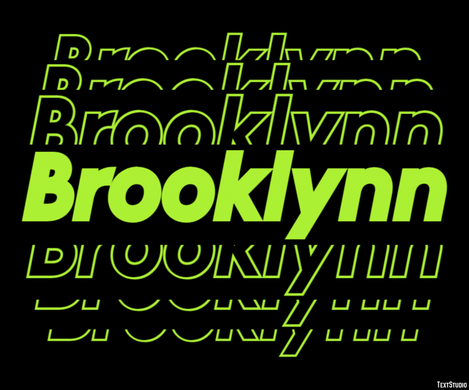 Brooklynn Text Effect