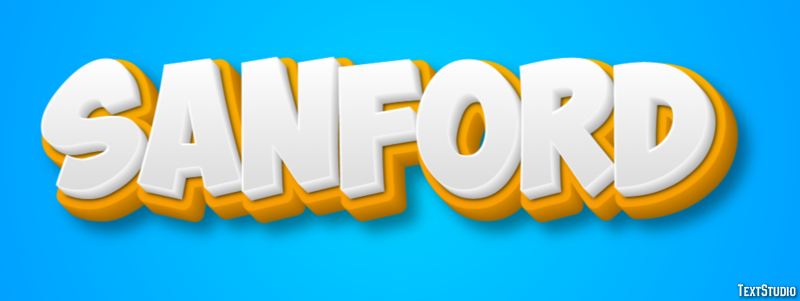 Sanford Tekst Effect