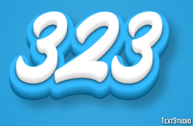 323 Text Effect
