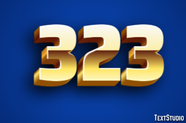 323 Text Effect