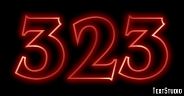 323 Text Effect