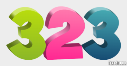 323 Text Effect