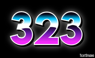 323 Text Effect
