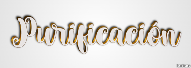 Purificación Efecto de texto