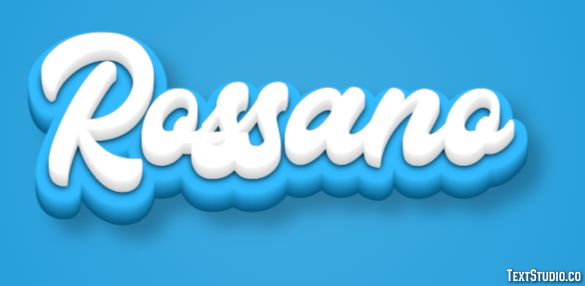 Rossano Effetto testo