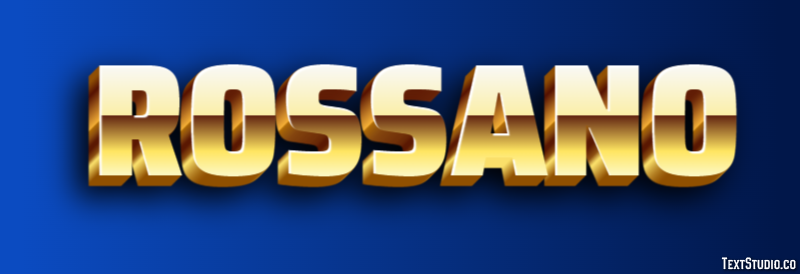 Rossano Effetto testo