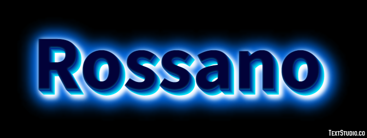 Rossano Effetto testo