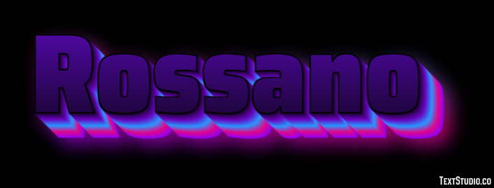 Rossano Effetto testo
