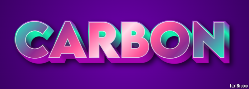 Carbon Text Effect