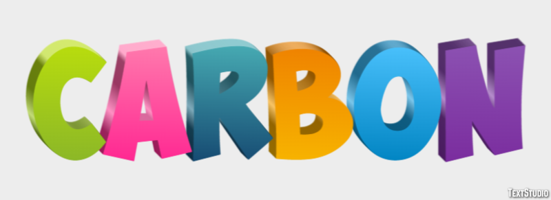 Carbon Text Effect