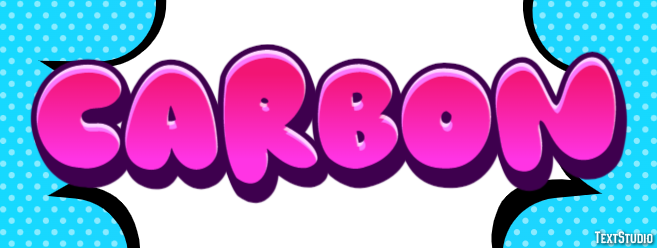 Carbon Tekst Effect