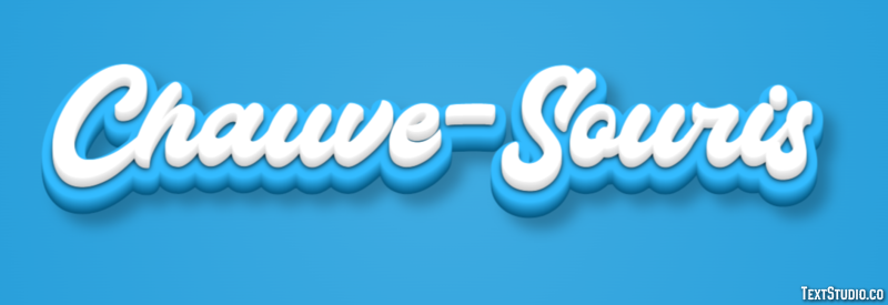 Chauve-Souris Effet de texte