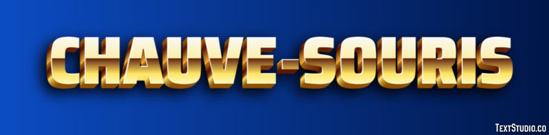 Chauve-Souris Effet de texte
