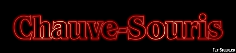 Chauve-Souris Effet de texte