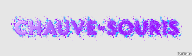 Chauve-Souris Effet de texte