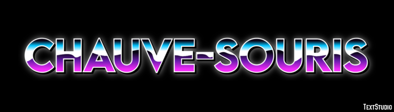 Chauve-Souris Efecto de Texto